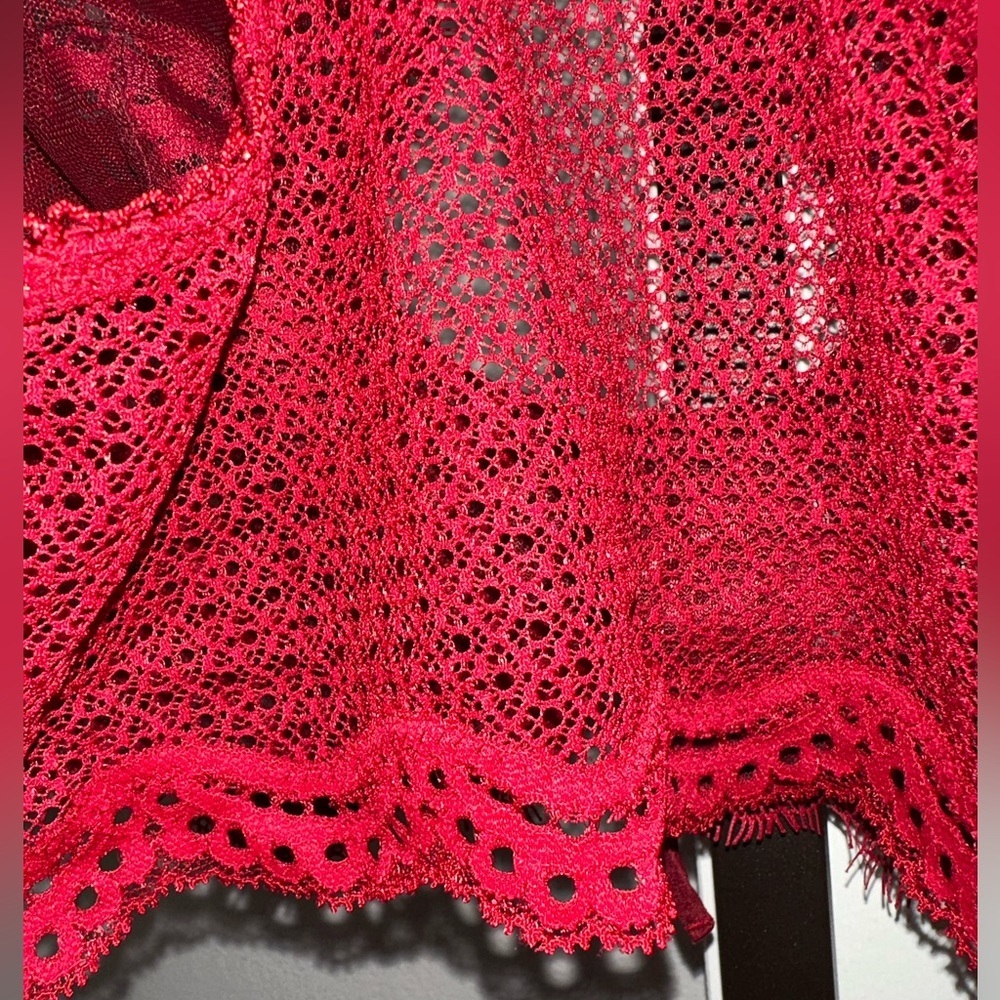 Victoria’s Secret unlined lace up bralette size Med - Picture 3 of 12